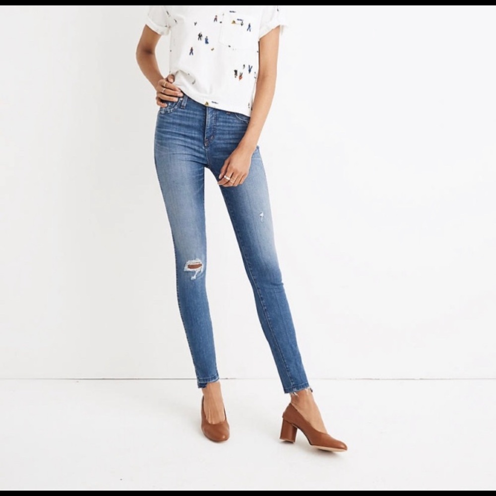 Madewell 10” High Rise Skinny